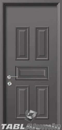 Εσωτερική Πόρτα με Επένδυση Αλουμινίου Ε160