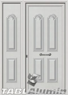 Πόρτα αλουμινίου με πλαϊνό Σ-110
