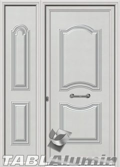 Πόρτα αλουμινίου με πλαϊνό Σ-170