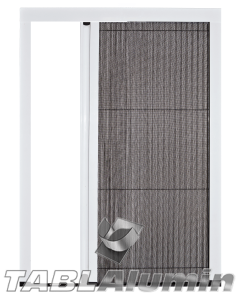Σίτα Πλισέ για Πόρτες Λευκό – Π150xY235cm