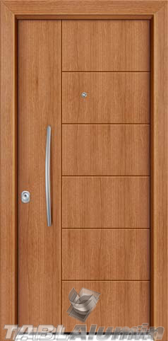 θωρακισμένη πόρτα με επένδυση laminate ΘΠ-127