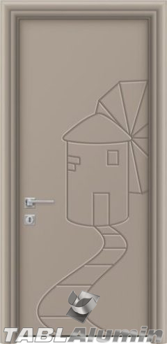 Εσωτερική Πόρτα Αλουμινίου IN-1040-W Tablalumin