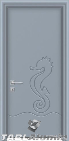 Εσωτερική Πόρτα Αλουμινίου IN-1060-W Tablalumin